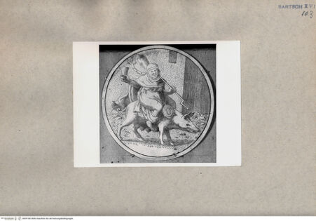 Vorderseite von  [http://creativecommons.org/publicdomain/mark/1.0/] Gefräßigkeit (Detail) - , bh091083. Foto.