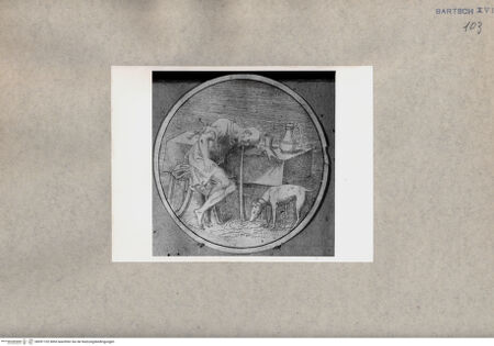 Vorderseite von  [http://creativecommons.org/publicdomain/mark/1.0/] Gefräßigkeit (Detail) - , bh091102. Foto.