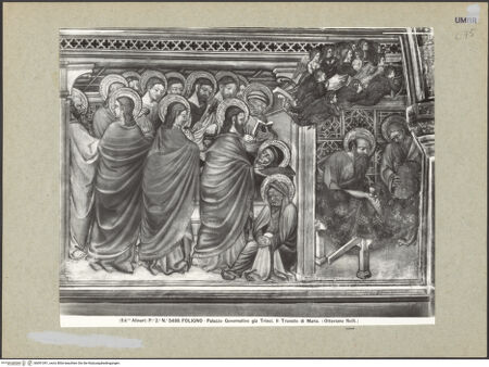 Vorderseite von Alinari [https://www.deutsche-digitale-bibliothek.de/content/lizenzen/rv-ez/] Szenen aus dem Leben MariensMarientod - Gesamtansicht, bh091391_recto. Foto.