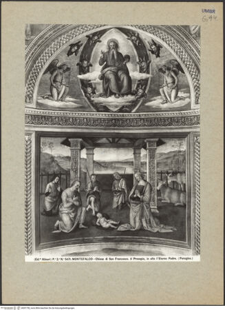 Vorderseite von Alinari [https://www.deutsche-digitale-bibliothek.de/content/lizenzen/rv-ez/] Altarnische mit der Anbetung des Kindes - Gesamtansicht, bh091782_recto. Foto.