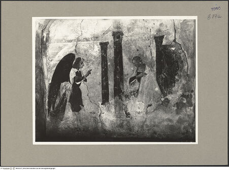 Vorderseite von ICCD [https://www.deutsche-digitale-bibliothek.de/content/lizenzen/rv-ez/] Verkündigung - Gesamtansicht, bh092247_recto. Foto.