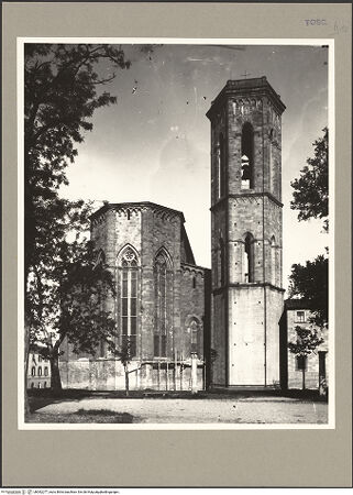 Vorderseite von ICCD [https://www.deutsche-digitale-bibliothek.de/content/lizenzen/rv-ez/] DuomoOstfassade und Campanile - Ansicht von Osten, bh092277_recto. Foto.