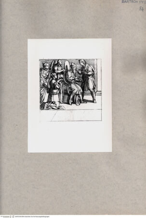 Vorderseite von  [http://creativecommons.org/publicdomain/mark/1.0/] Szene aus dem Alten Testament - , bh092344. Foto.