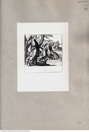 Vorderseite von  [http://creativecommons.org/publicdomain/mark/1.0/] Szene aus dem Alten Testament - , bh092345. Foto.