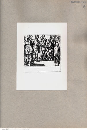 Vorderseite von  [http://creativecommons.org/publicdomain/mark/1.0/] Szene aus dem Alten Testament - , bh092347. Foto.