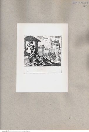 Vorderseite von  [http://creativecommons.org/publicdomain/mark/1.0/] Szene aus dem Alten Testament - , bh092363. Foto.