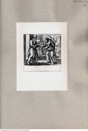 Vorderseite von  [http://creativecommons.org/publicdomain/mark/1.0/] Szene aus dem Alten Testament - , bh092372. Foto.