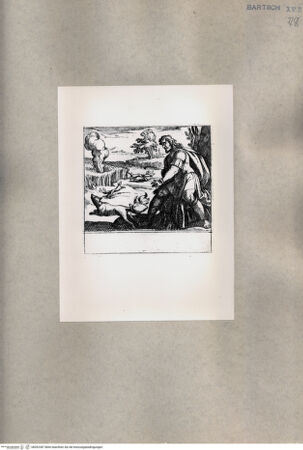 Vorderseite von  [http://creativecommons.org/publicdomain/mark/1.0/] Szene aus dem Alten Testament - , bh092387. Foto.