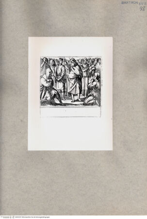 Vorderseite von  [http://creativecommons.org/publicdomain/mark/1.0/] Szene aus dem Alten Testament - , bh092397. Foto.