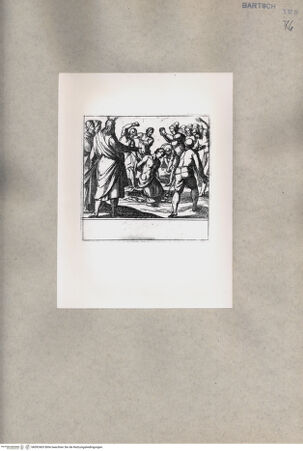 Vorderseite von  [http://creativecommons.org/publicdomain/mark/1.0/] Szene aus dem Alten Testament - , bh092403. Foto.