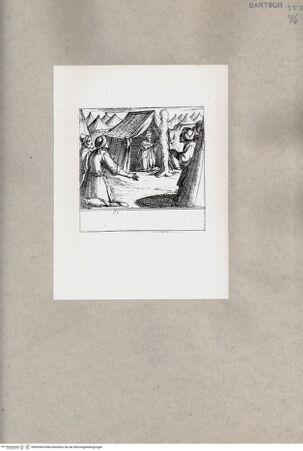 Vorderseite von  [http://creativecommons.org/publicdomain/mark/1.0/] Szene aus dem Alten Testament - , bh092405. Foto.