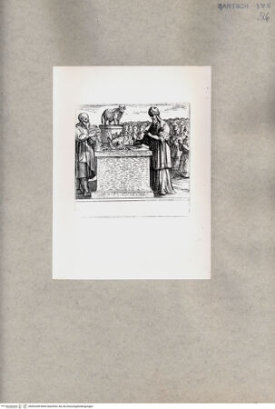 Vorderseite von  [http://creativecommons.org/publicdomain/mark/1.0/] Szene aus dem Alten Testament - , bh092409. Foto.