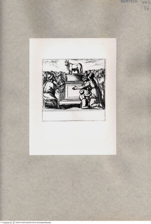 Vorderseite von  [http://creativecommons.org/publicdomain/mark/1.0/] Szene aus dem Alten Testament - , bh092410. Foto.