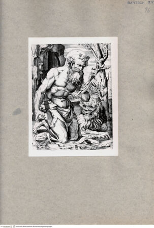 Vorderseite von  [http://creativecommons.org/publicdomain/mark/1.0/] Heiliger Hieronymus - , bh092432. Foto.