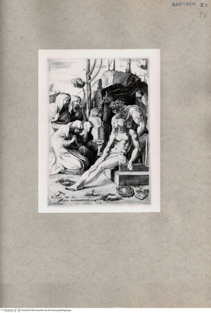 Vorderseite von  [http://creativecommons.org/publicdomain/mark/1.0/] Grablegung Christi - , bh092436. Foto.