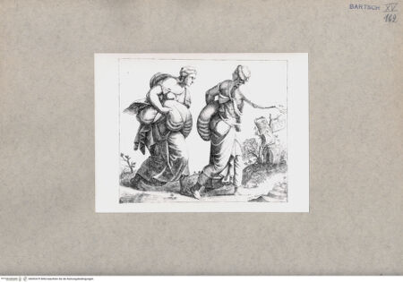 Vorderseite von  [http://creativecommons.org/publicdomain/mark/1.0/] Zwei Frauen - , bh092479. Foto.