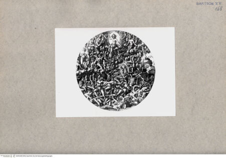 Vorderseite von  [http://creativecommons.org/publicdomain/mark/1.0/] Jüngstes Gericht - , bh092483. Foto.