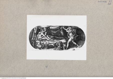 Vorderseite von  [http://creativecommons.org/publicdomain/mark/1.0/] Vulkanus, Mars und Venus - , bh092491. Foto.