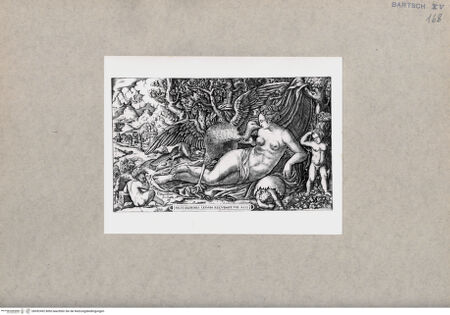 Vorderseite von  [http://creativecommons.org/publicdomain/mark/1.0/] Leda und der Schwan - , bh092492. Foto.