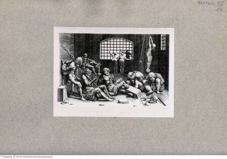 Vorderseite von  [http://creativecommons.org/publicdomain/mark/1.0/] Gefängnisinsassen - , bh092551. Foto.