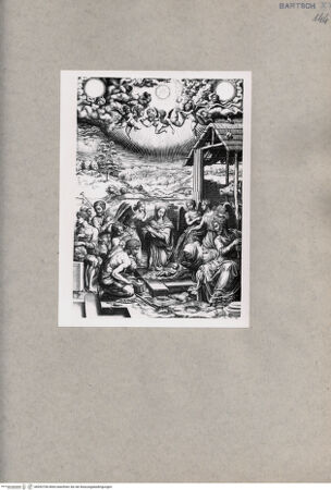 Vorderseite von  [http://creativecommons.org/publicdomain/mark/1.0/] Anbetung der Hirten - , bh092706. Foto.