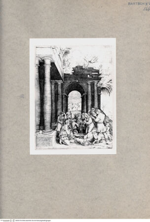 Vorderseite von  [http://creativecommons.org/publicdomain/mark/1.0/] Anbetung der Hirten - , bh092763. Foto.