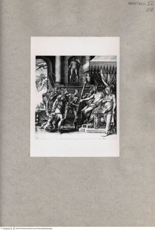 Vorderseite von  [http://creativecommons.org/publicdomain/mark/1.0/] Malerei nach Luca Penni - , bh092769. Foto.