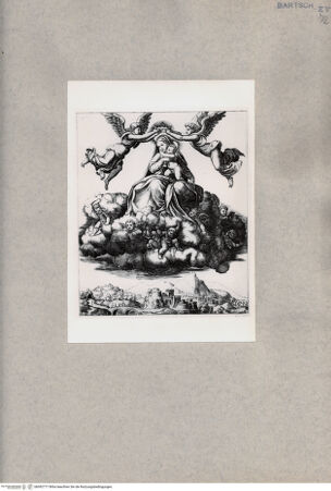 Vorderseite von  [http://creativecommons.org/publicdomain/mark/1.0/] Marienkrönung im Himmel - , bh092777. Foto.