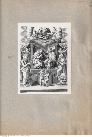 Vorderseite von  [http://creativecommons.org/publicdomain/mark/1.0/] Marienkrönung - , bh092778. Foto.