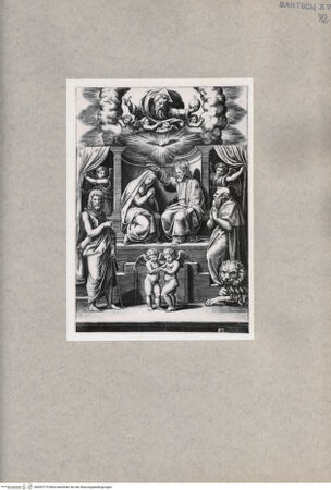 Vorderseite von  [http://creativecommons.org/publicdomain/mark/1.0/] Marienkrönung - , bh092779. Foto.