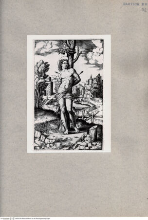 Vorderseite von  [http://creativecommons.org/publicdomain/mark/1.0/] Heiliger Sebastian - , bh092783. Foto.