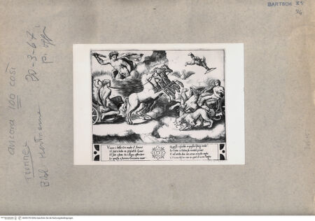 Vorderseite von  [http://creativecommons.org/publicdomain/mark/1.0/] Triumphwagen von Venus und Apollo - , bh092793. Foto.