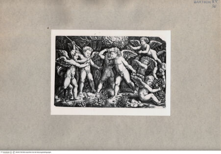 Vorderseite von  [http://creativecommons.org/publicdomain/mark/1.0/] Spielende Putten - , bh092798. Foto.