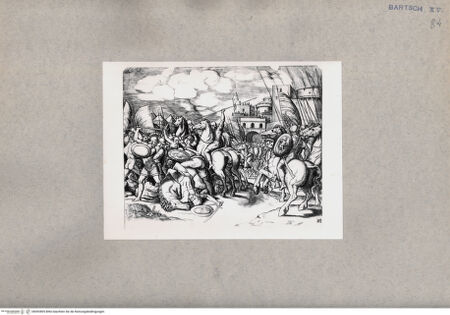 Vorderseite von  [http://creativecommons.org/publicdomain/mark/1.0/] Sieg des Publio Cornelio Scipione über Syphax - , bh092805. Foto.