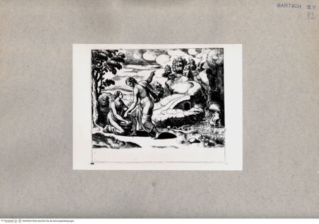 Vorderseite von  [http://creativecommons.org/publicdomain/mark/1.0/] Psyche mit Venus - , bh092822. Foto.