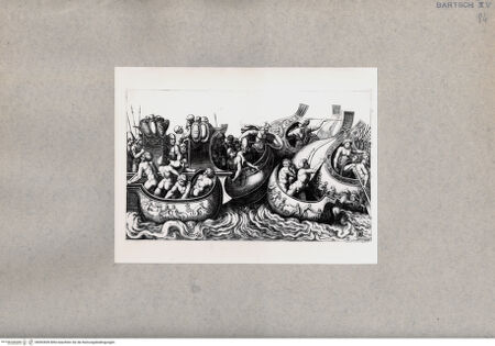 Vorderseite von  [http://creativecommons.org/publicdomain/mark/1.0/] Seeschlacht - , bh092828. Foto.