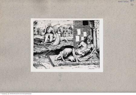 Vorderseite von  [http://creativecommons.org/publicdomain/mark/1.0/] Marforio und Pasquino - , bh092840. Foto.