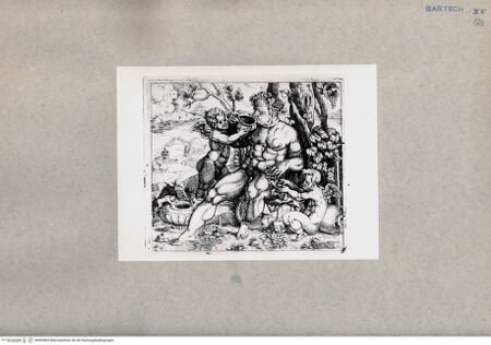 Vorderseite von  [http://creativecommons.org/publicdomain/mark/1.0/] Amor und Bacchus - , bh092845. Foto.