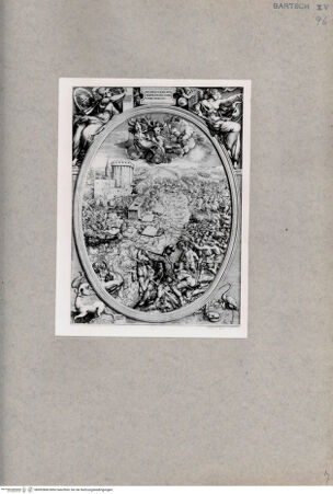 Vorderseite von  [http://creativecommons.org/publicdomain/mark/1.0/] Kaiser Karl V. überquert die Elbe: Schlacht bei Mühlberg - , bh092868. Foto.