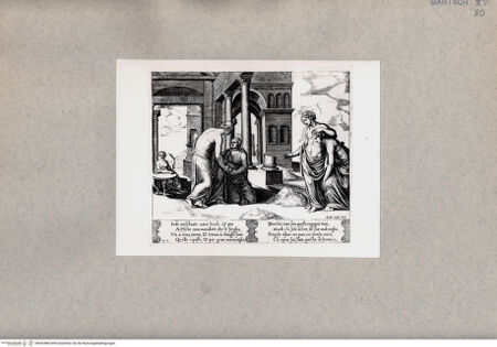 Vorderseite von  [http://creativecommons.org/publicdomain/mark/1.0/] Venus befielt Psyche einen Haufen Getreide auseinander zu lesen - , bh092880. Foto.