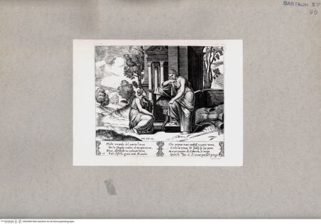 Vorderseite von  [http://creativecommons.org/publicdomain/mark/1.0/] Ceres verweigert Psyche ihre Hilfe - , bh092883. Foto.