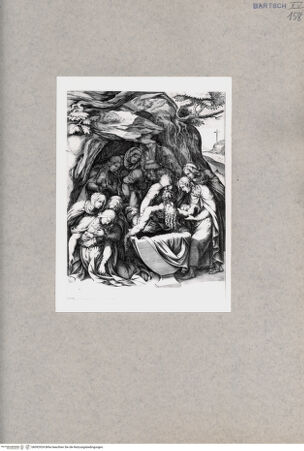 Vorderseite von  [http://creativecommons.org/publicdomain/mark/1.0/] Grablegung - , bh092924. Foto.