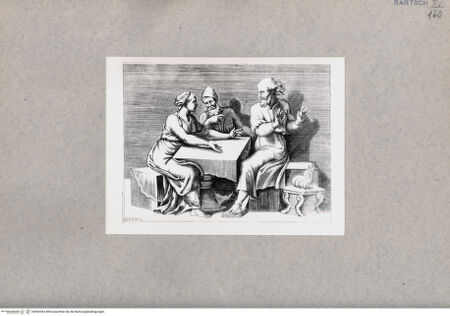 Vorderseite von  [http://creativecommons.org/publicdomain/mark/1.0/] Aspasia und Sokrates - , bh092942. Foto.