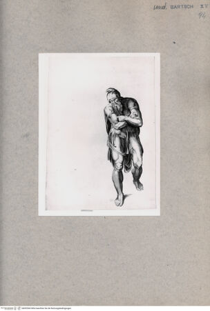 Vorderseite von  [http://creativecommons.org/publicdomain/mark/1.0/] Männliche Figur - , bh092960. Foto.