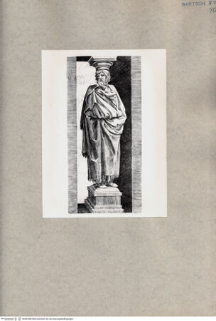 Vorderseite von  [http://creativecommons.org/publicdomain/mark/1.0/] Karyatide (Telamon) - , bh092986. Foto.