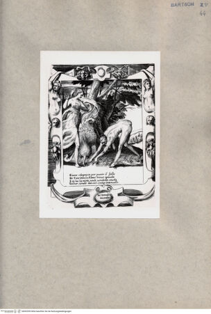 Vorderseite von  [http://creativecommons.org/publicdomain/mark/1.0/] Geschichte der Juno: Juno und Crasiton - , bh092995. Foto.