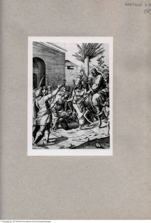 Vorderseite von  [http://creativecommons.org/publicdomain/mark/1.0/] Christus in Jerusalem - , bh093062. Foto.