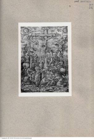 Vorderseite von  [http://creativecommons.org/publicdomain/mark/1.0/] Kreuzigungsszene - , bh093067. Foto.