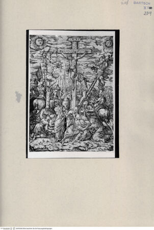 Vorderseite von  [http://creativecommons.org/publicdomain/mark/1.0/] Kreuzigungsszene - , bh093068. Foto.