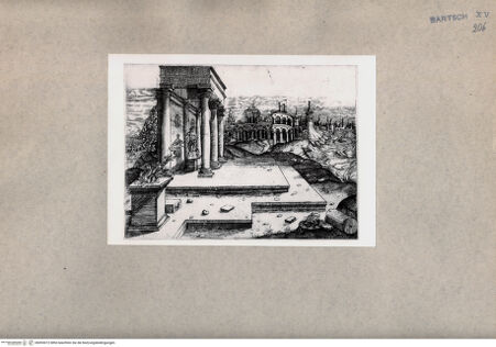 Vorderseite von  [http://creativecommons.org/publicdomain/mark/1.0/] Antiker Hafen - , bh093072. Foto.